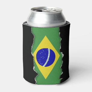 Porta-lata Bandeira brasileira clássica