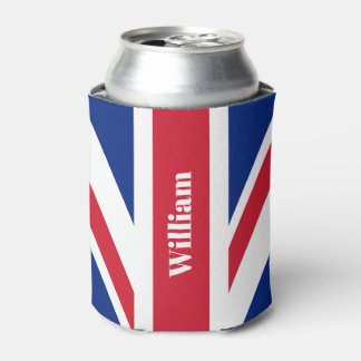 Porta-lata Bandeira Britânica Union Jack Personalizada
