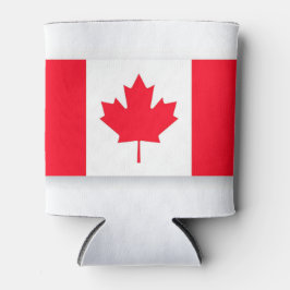 Porta-lata Bandeira canadense. CANADÁ. Patriótico.