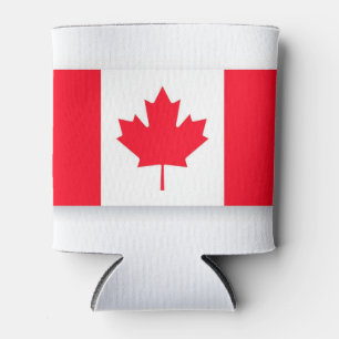 Porta-lata Bandeira canadense. CANADÁ. Patriótico.