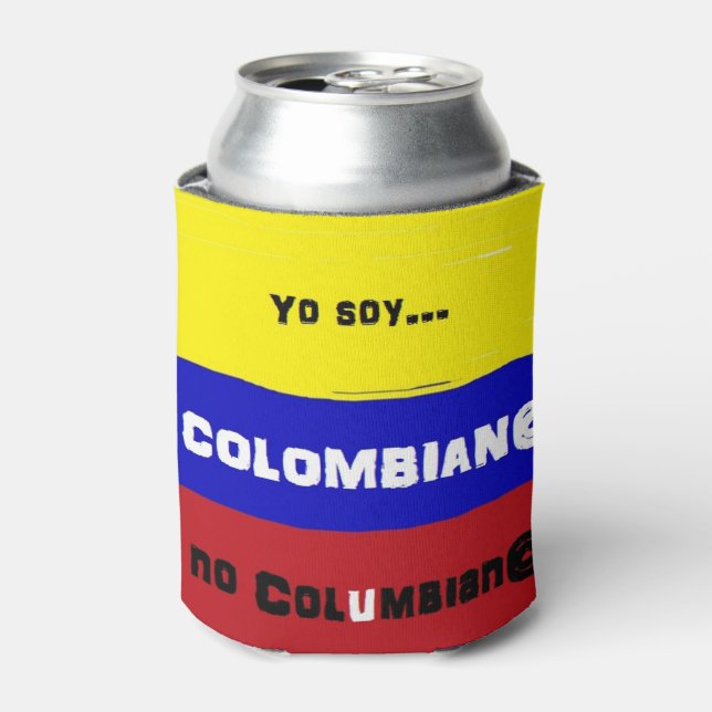 Porta-lata bandeira colombiana (Can Front)