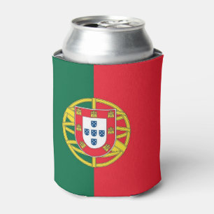 Porta-lata Bandeira com bandeira de Portugal