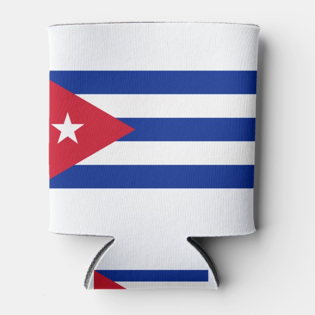 Porta-lata Bandeira Cuba (Frente)