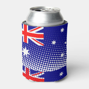 Porta-lata Bandeira Da Austrália Com Efeito De Meio-Tom