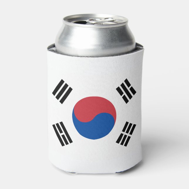 Porta-lata Bandeira da Coreia do Sul (Can Front)