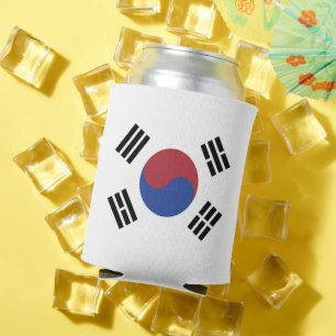 Porta-lata Bandeira da Coreia do Sul