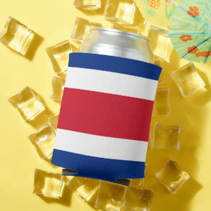 Porta-lata bandeira da Costa Rica
