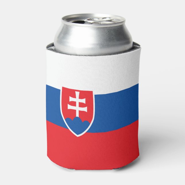 Porta-lata Bandeira da Eslováquia (Can Front)