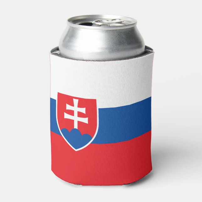 Porta-lata Bandeira da Eslováquia (Can Front)