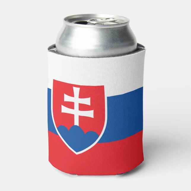 Porta-lata Bandeira da Eslováquia (Can Front)