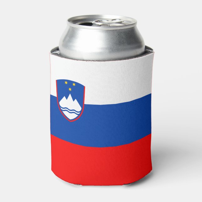 Porta-lata Bandeira da Eslovênia (Can Front)