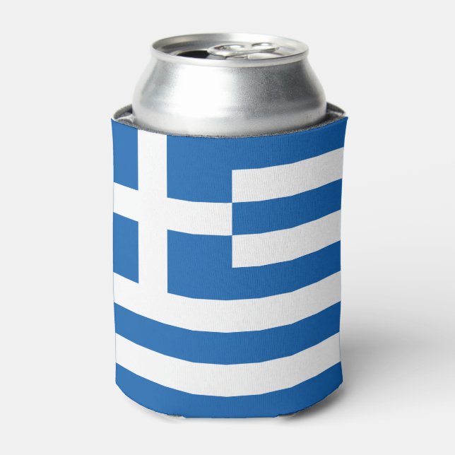 Porta-lata Bandeira da Grécia (Can Front)