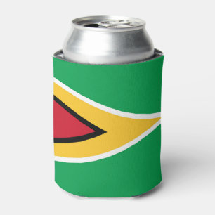 Porta-lata bandeira da Guiana