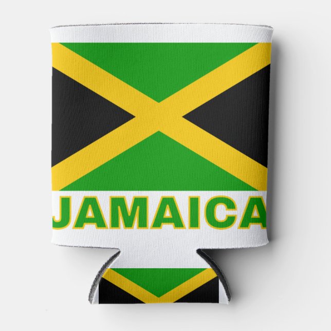 Porta-lata bandeira da Jamaica (Frente)