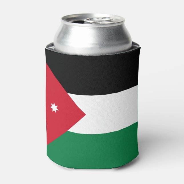Porta-lata Bandeira da Jordânia (Can Front)