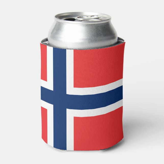 Porta-lata Bandeira da Noruega (Can Front)