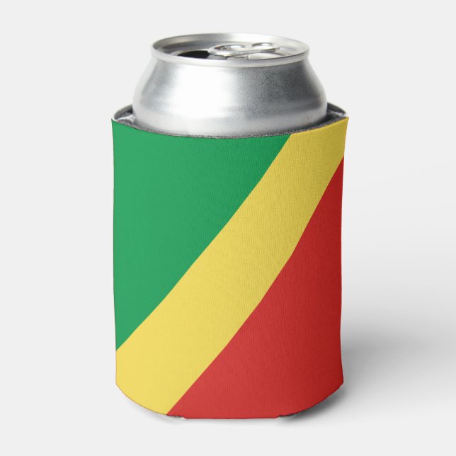Porta-lata Bandeira da República do Congo (Can Front)
