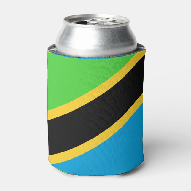 Porta-lata Bandeira da Tanzânia (Can Front)