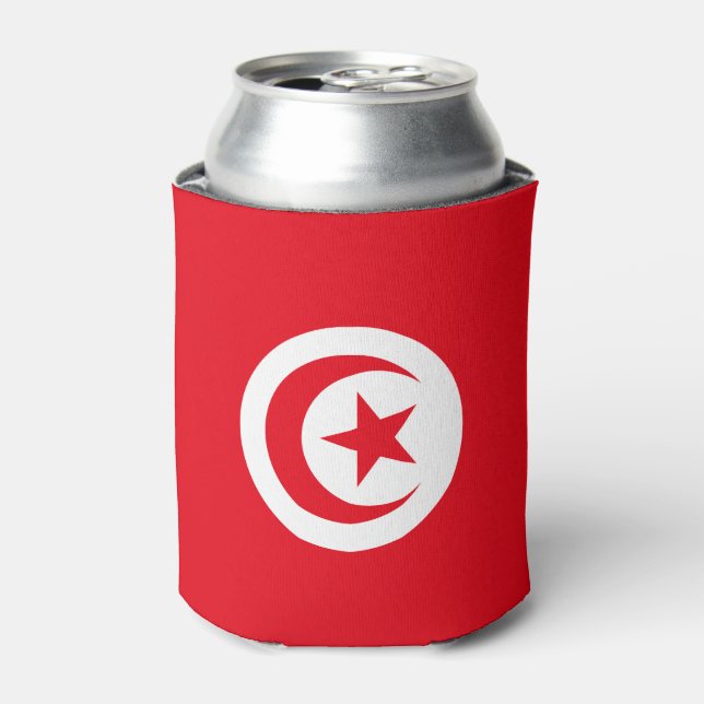 Porta-lata Bandeira da Tunísia (Can Front)