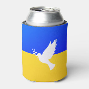 Porta-lata Bandeira da Ucrânia - Vara da Paz - Liberdade - P