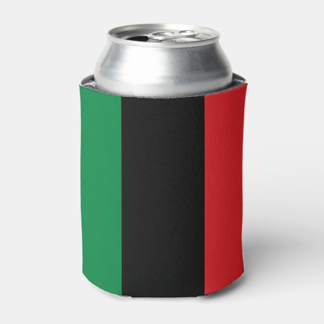 Porta-lata Bandeira da UNIA Pan-Africana (Can Front)