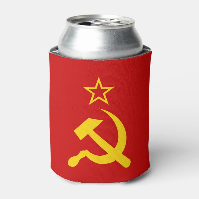 Porta-lata Bandeira da URSS - Bandeira da União Soviética (Can Front)