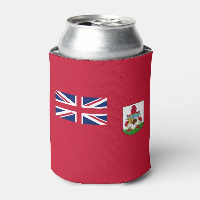 Porta-lata Bandeira das Bermudas Patriótica pode resfriar (Can Front)