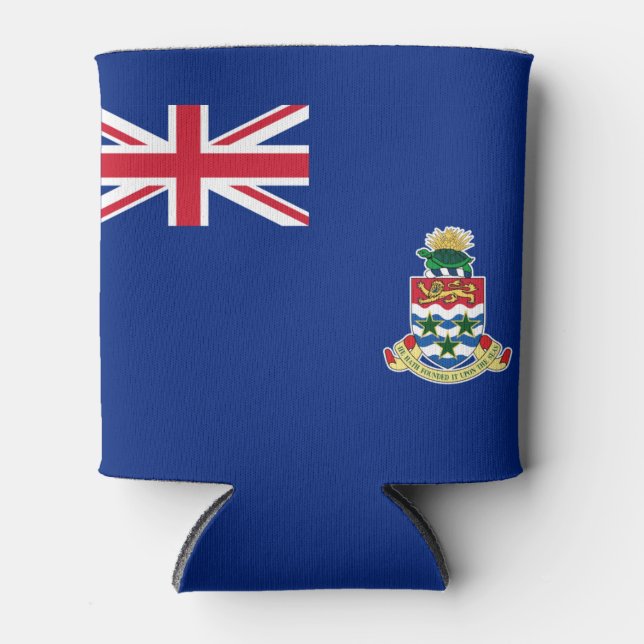 Porta-lata Bandeira das Ilhas Cayman (Frente)