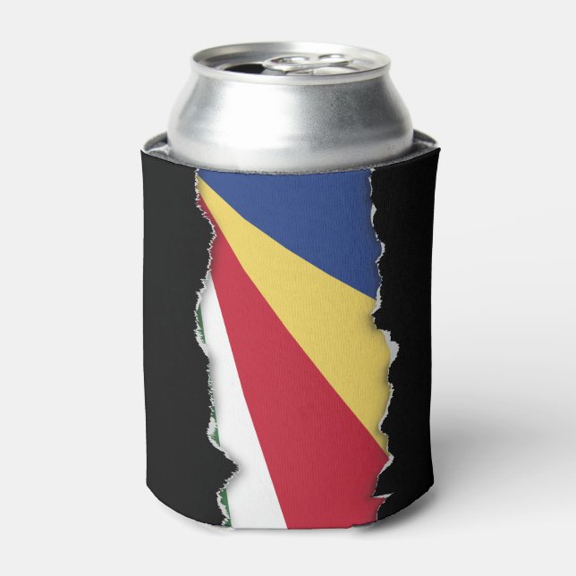 Porta-lata Bandeira das Seychelles (Can Front)
