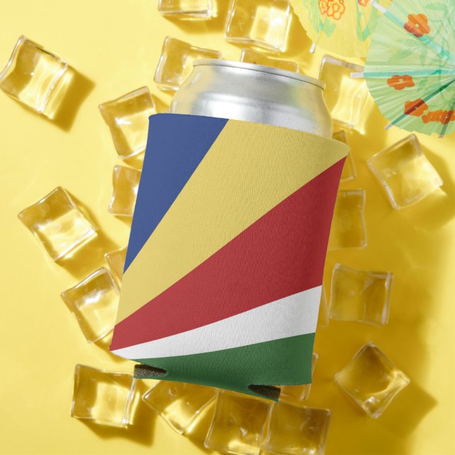 Porta-lata Bandeira das Seychelles (Verão in situ)