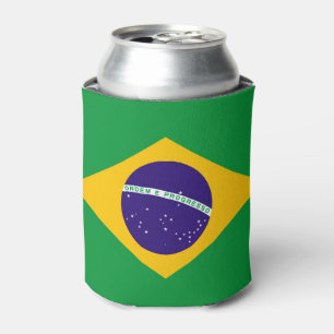 Porta-lata Bandeira de Brasil