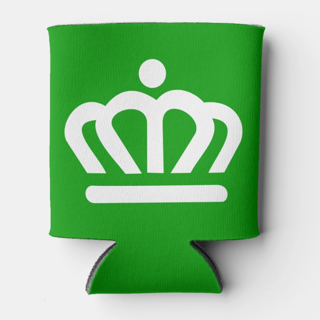 Porta-lata Bandeira de Charlotte, Carolina do Norte (Frente)