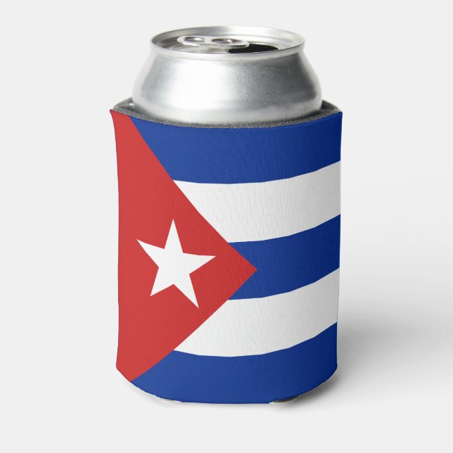 Porta-lata Bandeira de Cuba (Can Back)