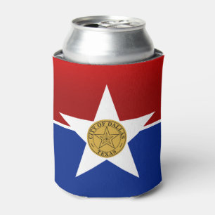 Porta-lata Bandeira de Dallas (Texas)