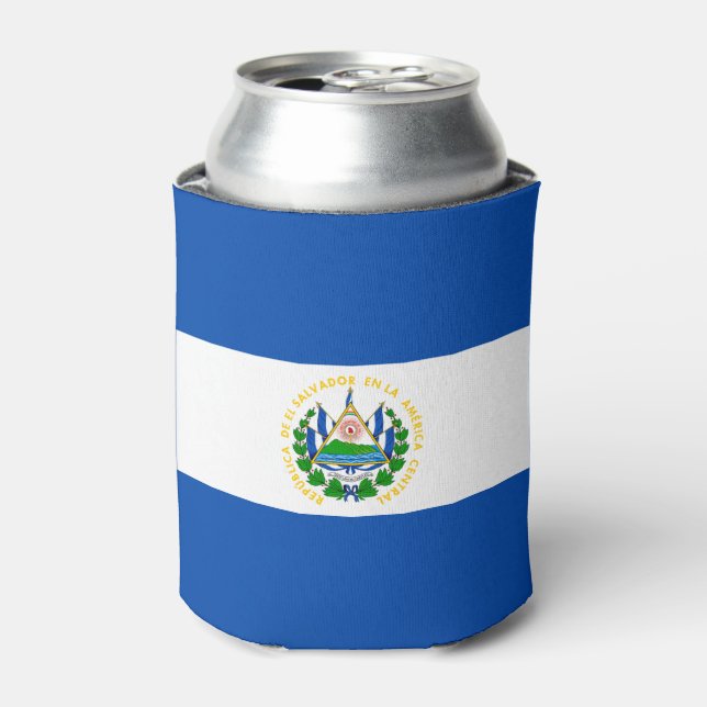 Porta-lata Bandeira de El Salvador (Can Front)