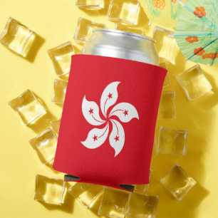 Porta-lata Bandeira de Hong Kong