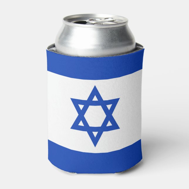 Porta-lata bandeira de Israel (Can Front)