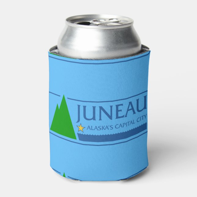 Porta-lata Bandeira de Juneau, no Alasca, Can Cooler (Can Front)