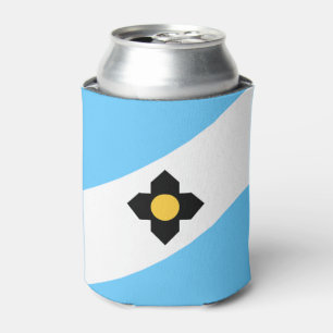 Porta-lata Bandeira de Madison, Wisconsin Can Cooler