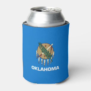 Porta-lata Bandeira de Oklahoma, bandeira do estado americano
