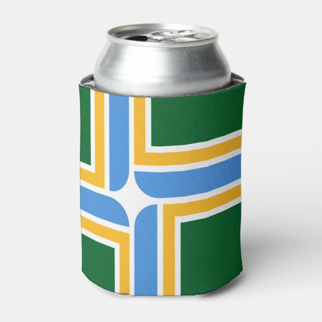 Porta-lata Bandeira de Portland (Oregon) (Can Front)