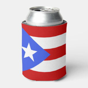 Porta-lata bandeira de Porto Rico