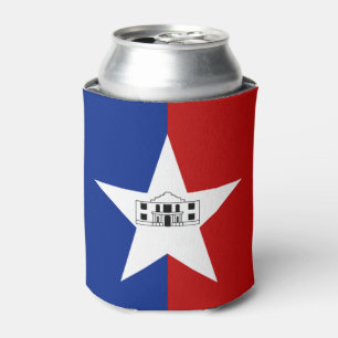 Porta-lata Bandeira de San Antonio (Texas)