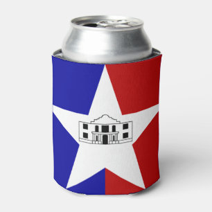 Porta-lata Bandeira de San Antonio, Texas