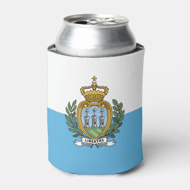 Porta-lata Bandeira de São Marinho (Can Front)