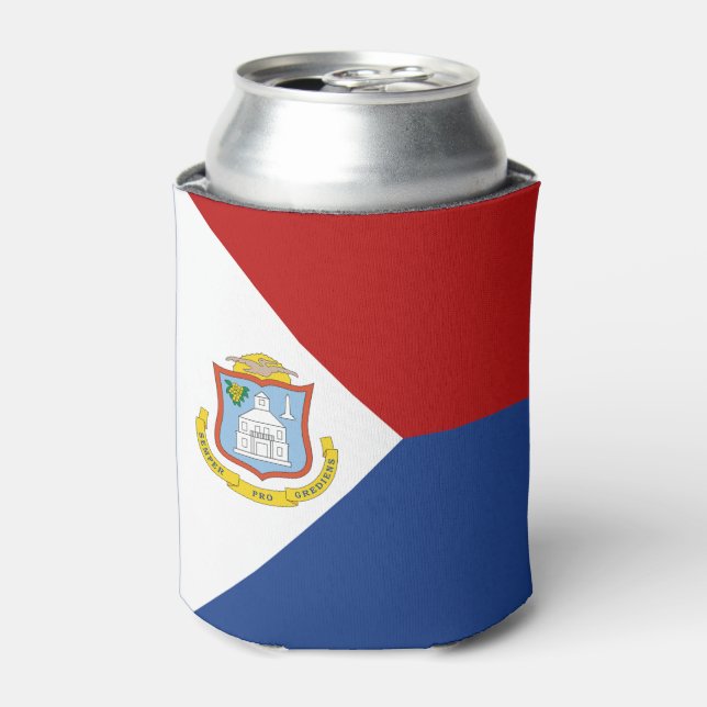 Porta-lata Bandeira de Sint Maarten (Can Front)