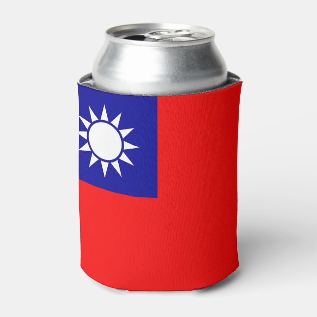 Porta-lata Bandeira de Taiwan (Can Front)