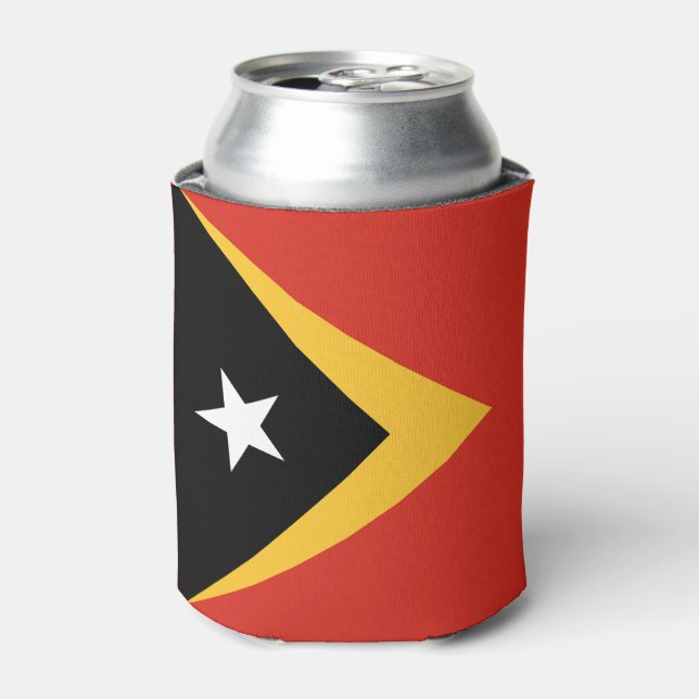 Porta-lata Bandeira de Timor-Leste (Can Front)