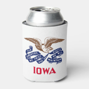 Porta-lata Bandeira do Estado de Iowa