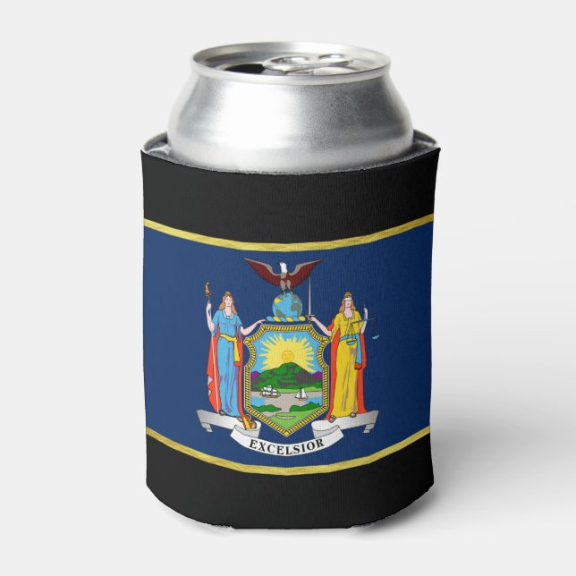 Porta-lata Bandeira do Estado de Nova Iorque (Can Front)